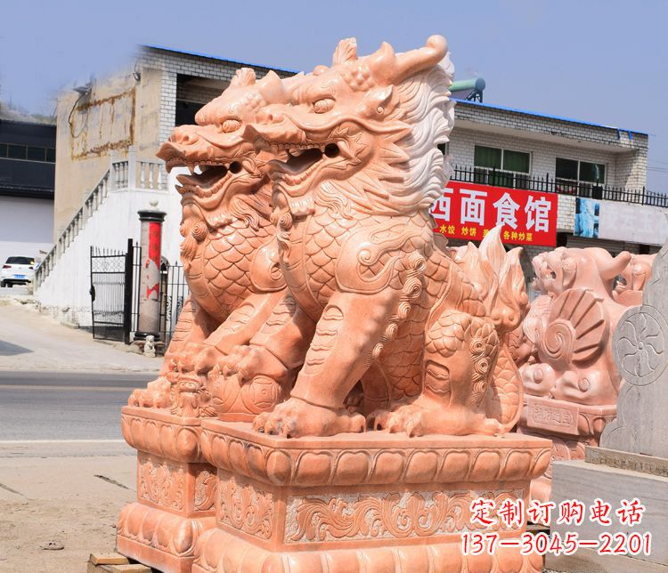 温州传说中的麒麟雕塑