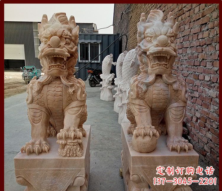 温州麒麟门口雕塑——传承古老文化的精灵