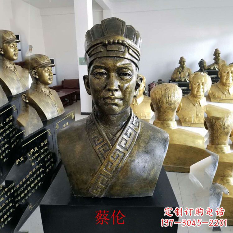 温州蔡伦雕塑一件传承历史的艺术珍品