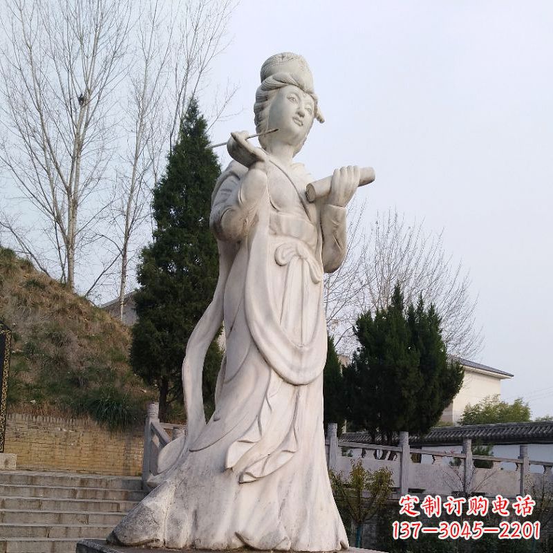 温州精美雕塑勾勒出蔡文姬传奇
