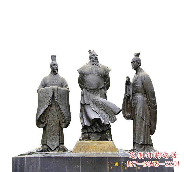 温州曹操曹丕曹植铜雕