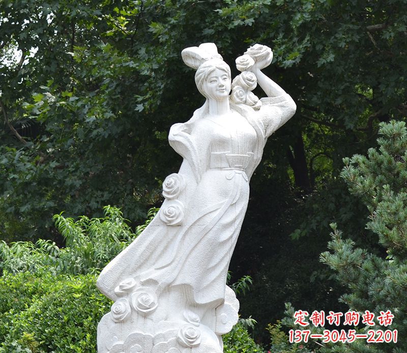 温州嫦娥奔月石雕绝美之作