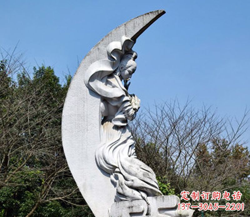 温州嫦娥奔月石雕