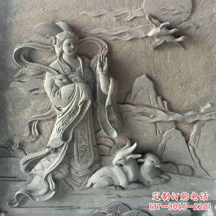 温州月神太阴星君嫦娥雕塑