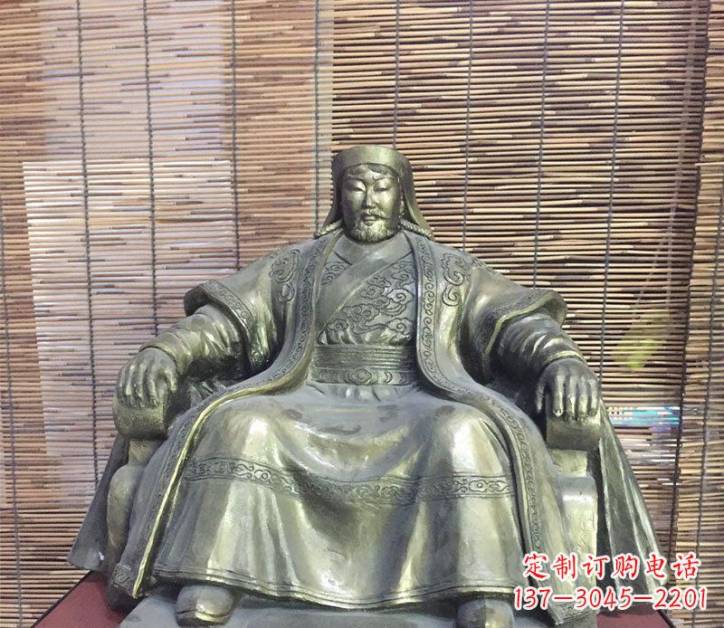 温州成吉思汗神话中的雕像
