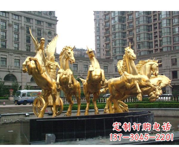 温州阿波罗的象征——青铜雕塑
