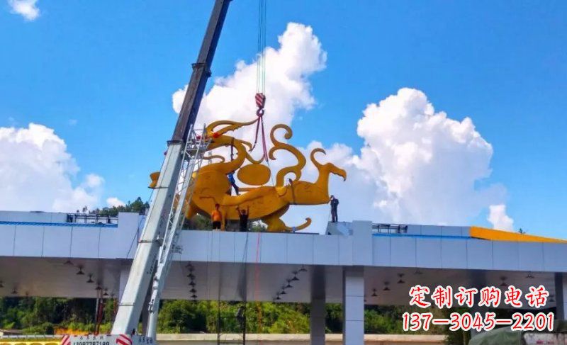温州精美不锈钢龙雕塑,点缀城市之美