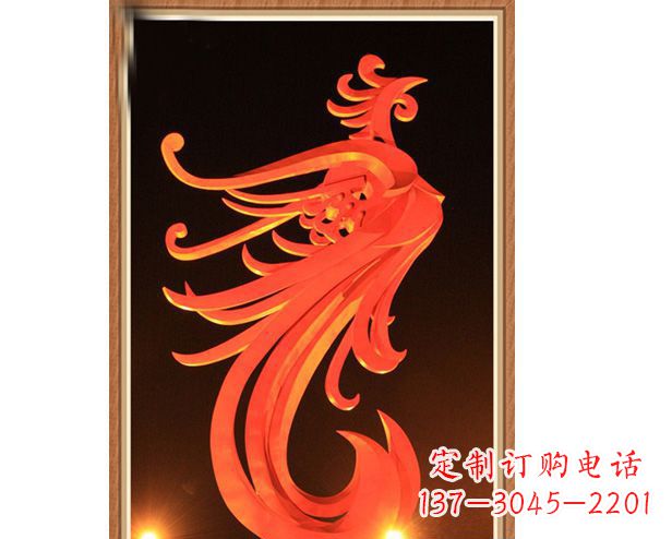 温州不锈钢凤凰雕塑美丽与传统的完美结合