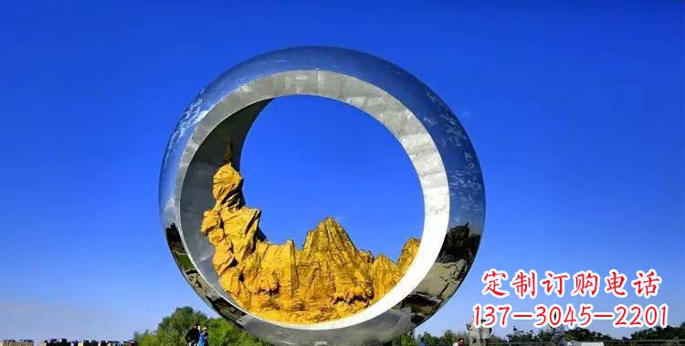 温州月亮雕塑——城市的美丽装饰