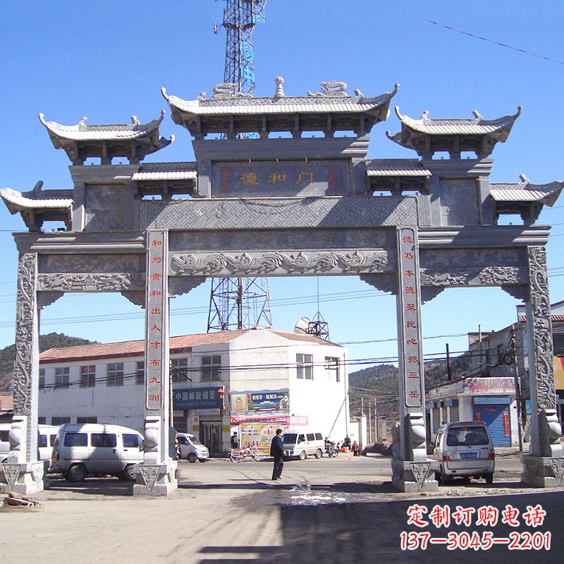 温州中国古代的牌楼雕塑——传承着历史文化的精髓