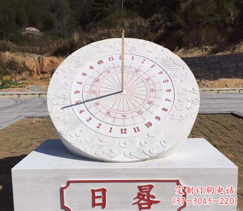 温州赤道日晷校园石雕把美丽融入校园