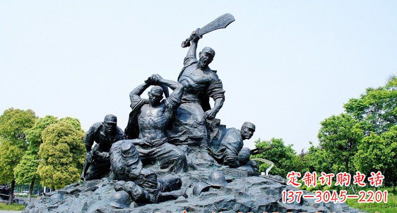 温州红军雕塑传承冲锋精神