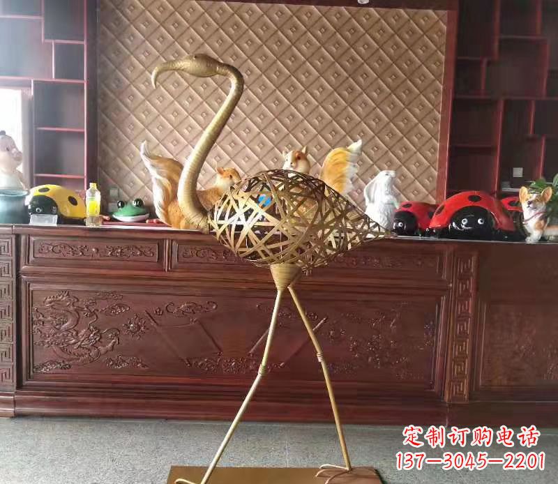 温州火烈鸟雕塑精美绝伦