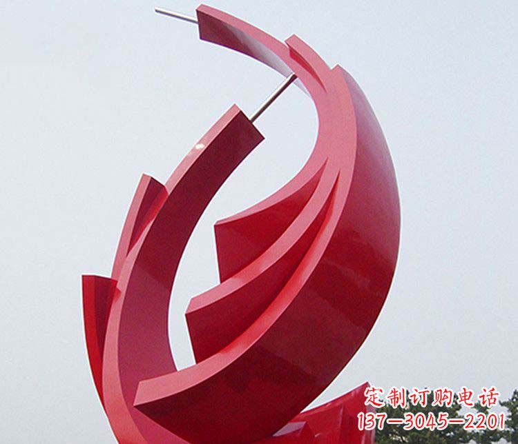 温州不锈钢帆船雕塑象征着永恒的美丽