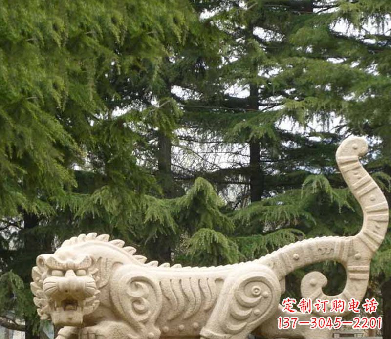 温州抽象老虎石雕