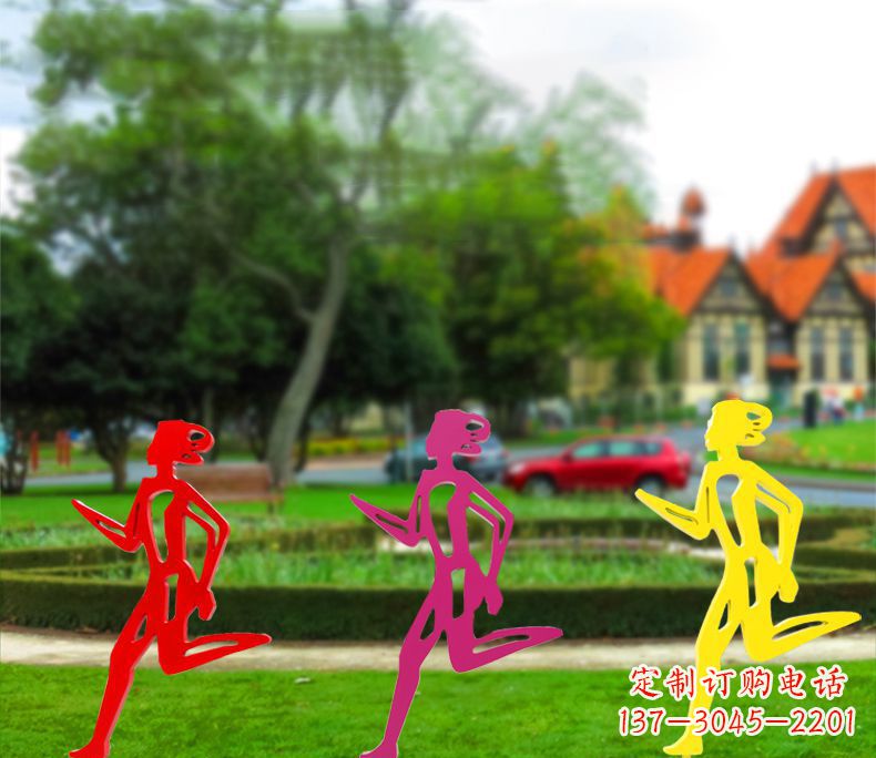 温州奔跑的女性雕塑