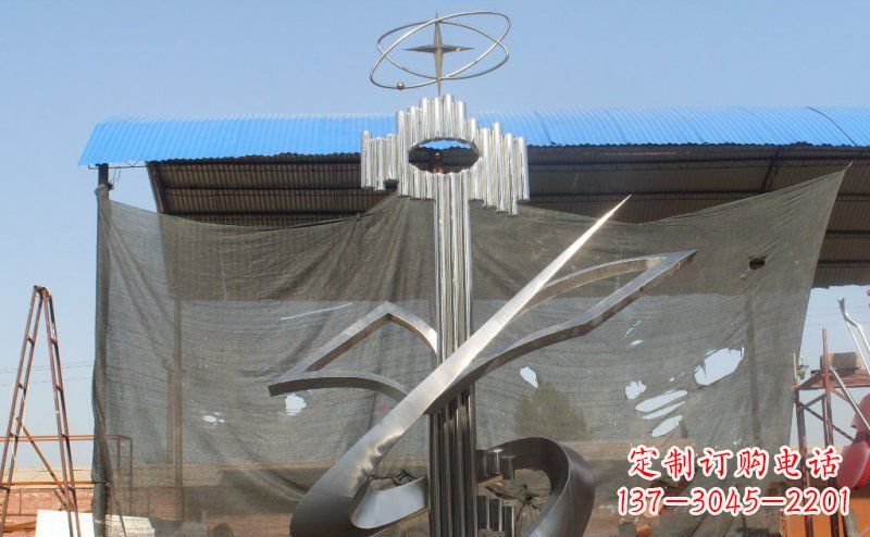 温州引领校园文化的钥匙雕塑