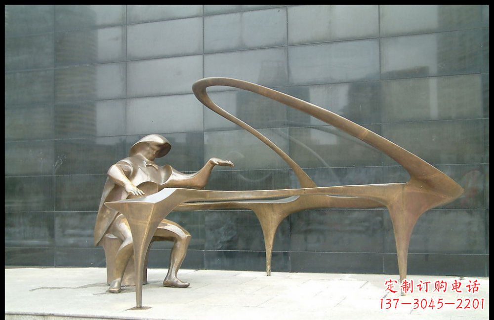 温州钢琴雕塑融合音乐与艺术的完美结晶