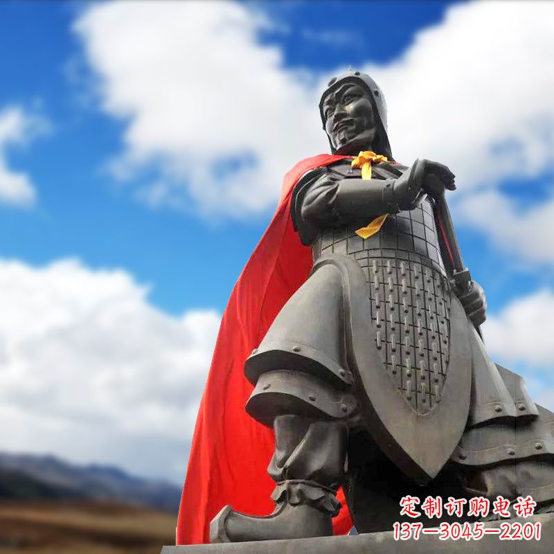 温州楚霸王项羽雕塑-景区景点历史名人古代帝王雕像