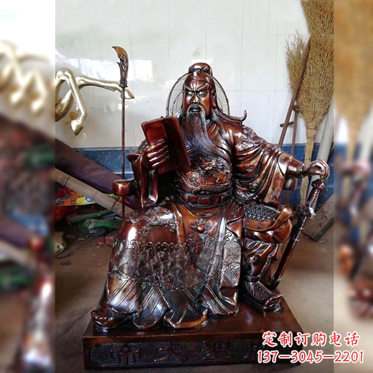 温州关公雕塑传承中华文化的珍贵标志