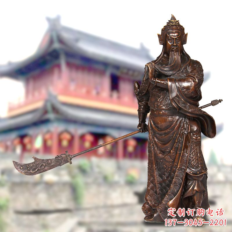 温州关公铜像千秋英雄的传奇