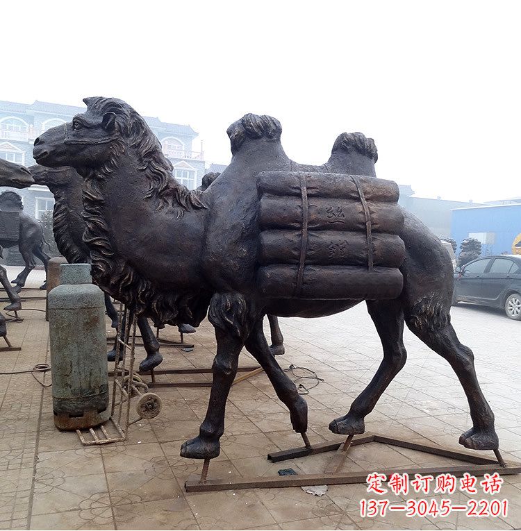 温州纯铜骆驼雕塑丝绸之路骆驼动物雕塑
