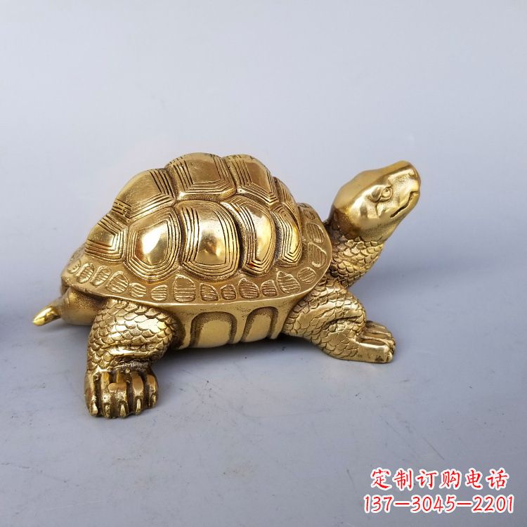 温州静谧的纯铜乌龟雕塑