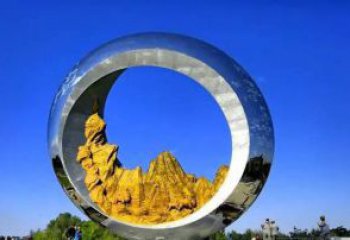 温州月亮雕塑——城市的美丽装饰
