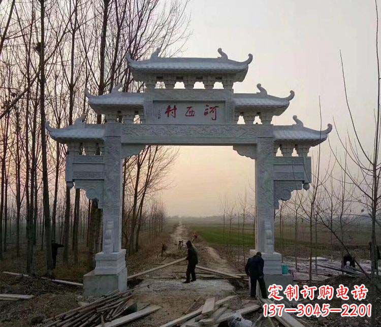 温州牌坊雕塑——记忆中的美丽家乡