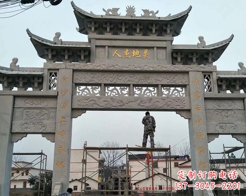 温州牌坊雕塑