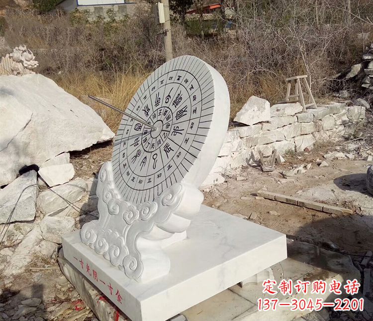 温州传承古老文化——日晷雕塑