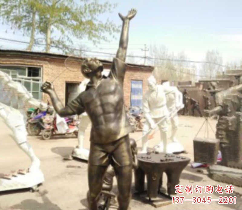 温州羽毛球雕塑传承运动精神
