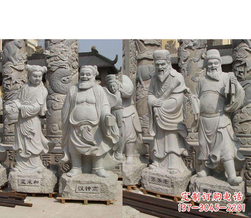 温州大理石八仙雕塑神秘的艺术之美