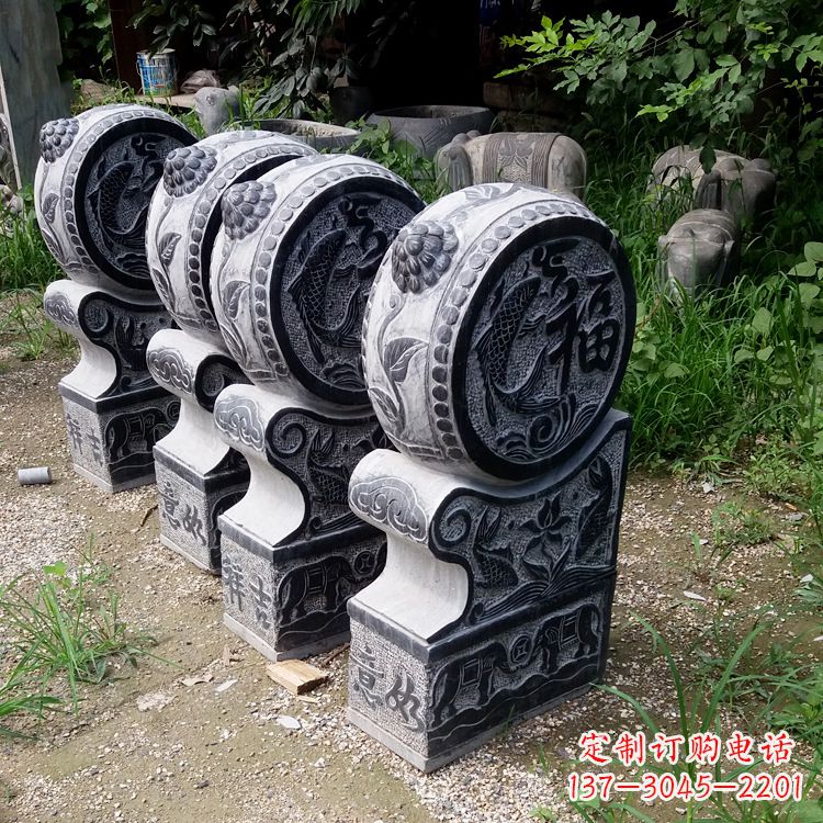 温州大理石雕门墩