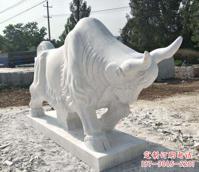温州大理石动物雕塑美丽的艺术品