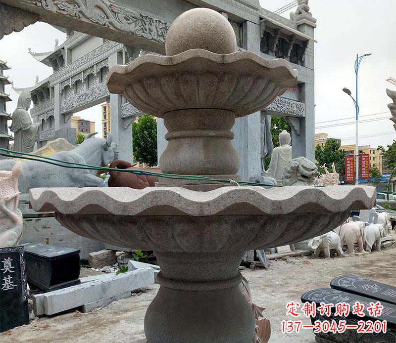 温州大理石多层喷泉石雕