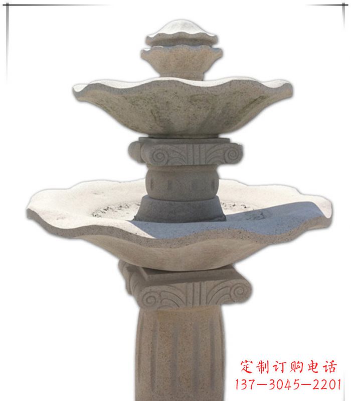 温州大理石多层喷泉石雕精美绝伦的艺术形式