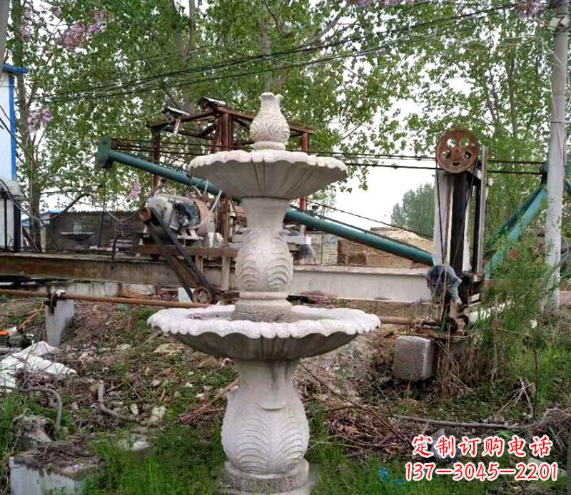 温州大理石多层喷泉石雕 (6)