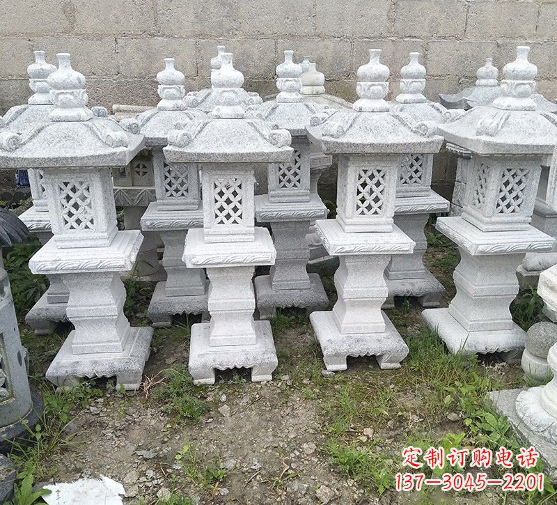 温州精美大理石石灯雕塑