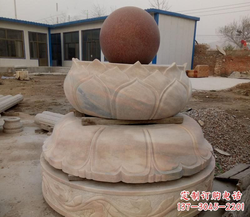 温州大理石风水球雕塑