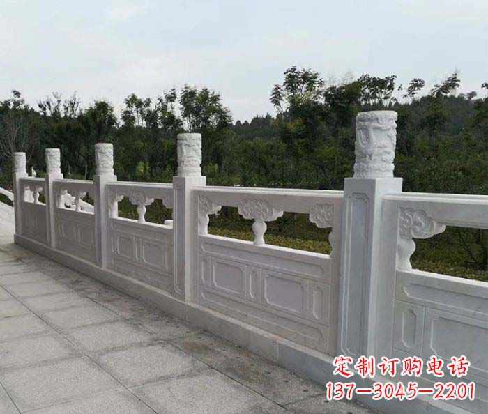 温州大理石建筑石雕栏板 (3)