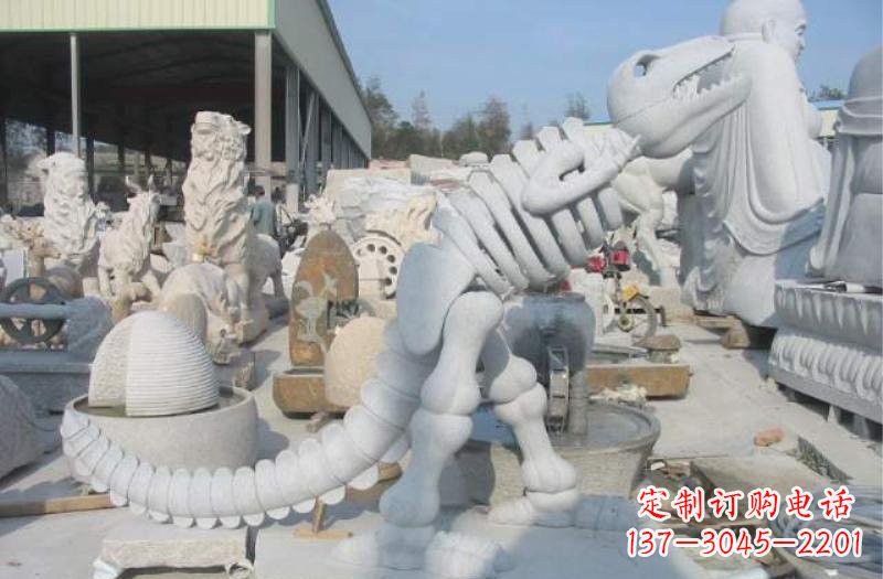 温州大理石恐龙石雕
