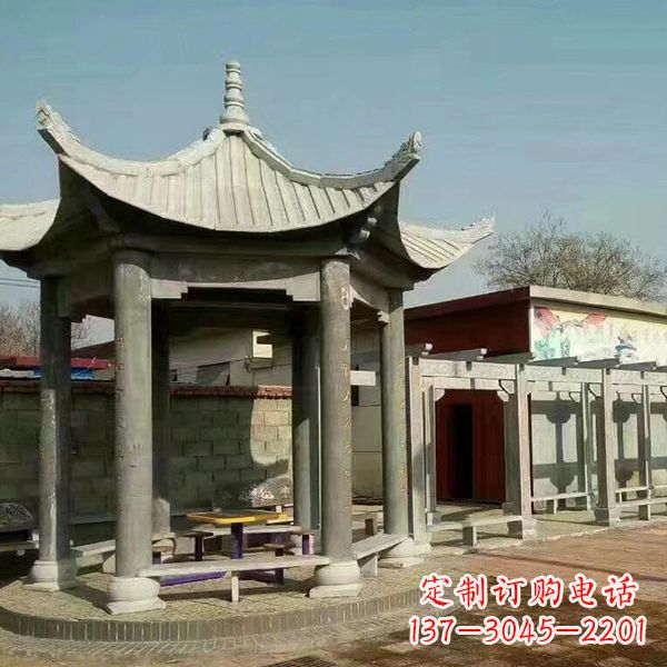 温州大理石凉亭庭院亭子