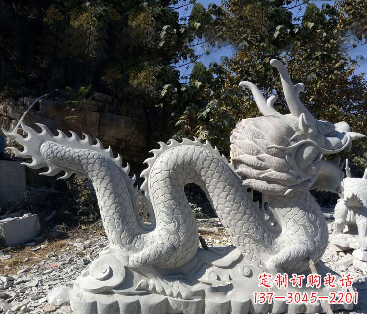 温州大理石龙雕塑