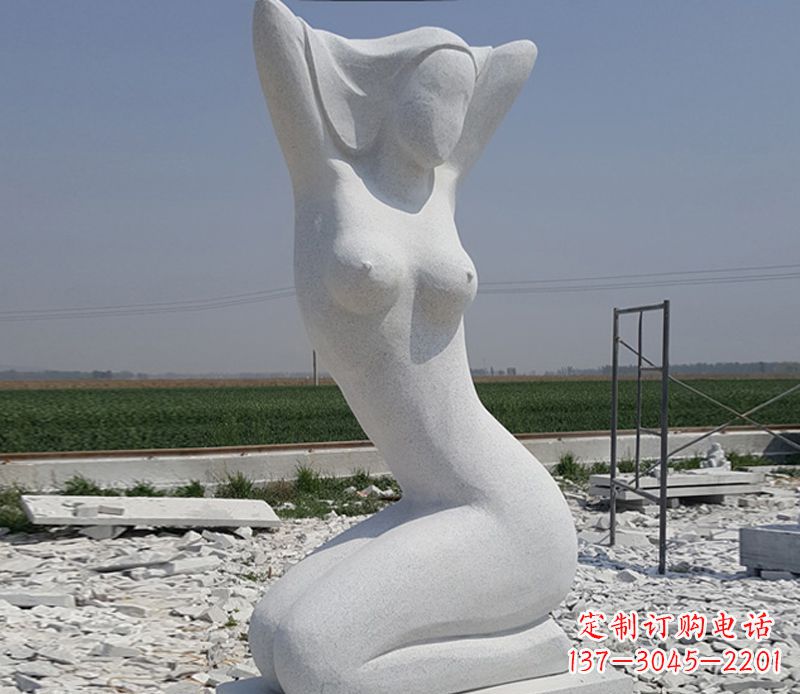 温州优雅大理石美女雕塑