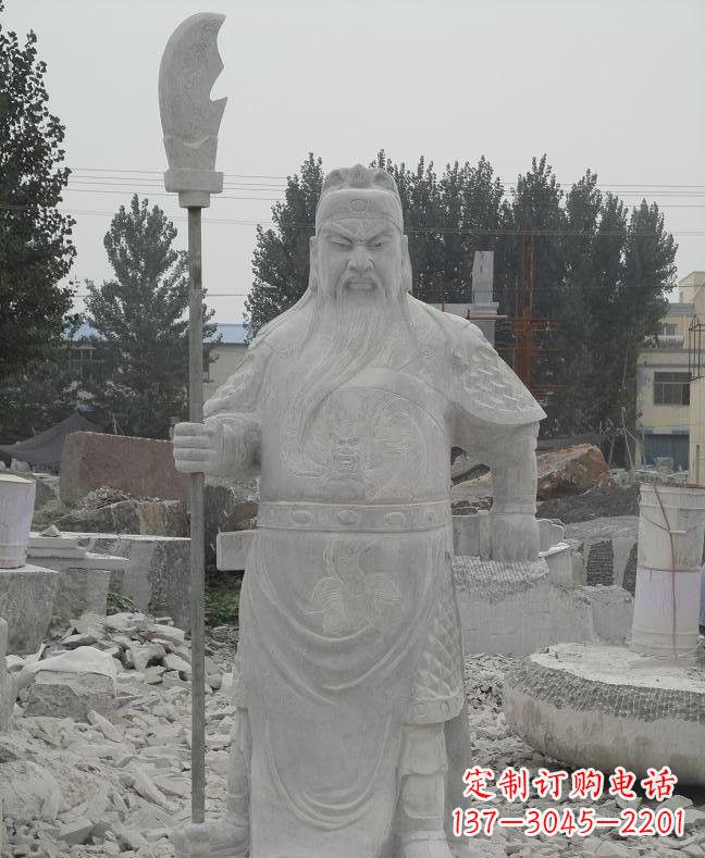 温州大理石关公雕塑