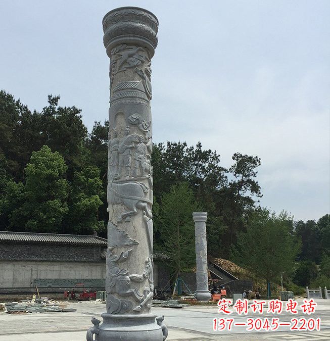 温州大理石盘龙柱