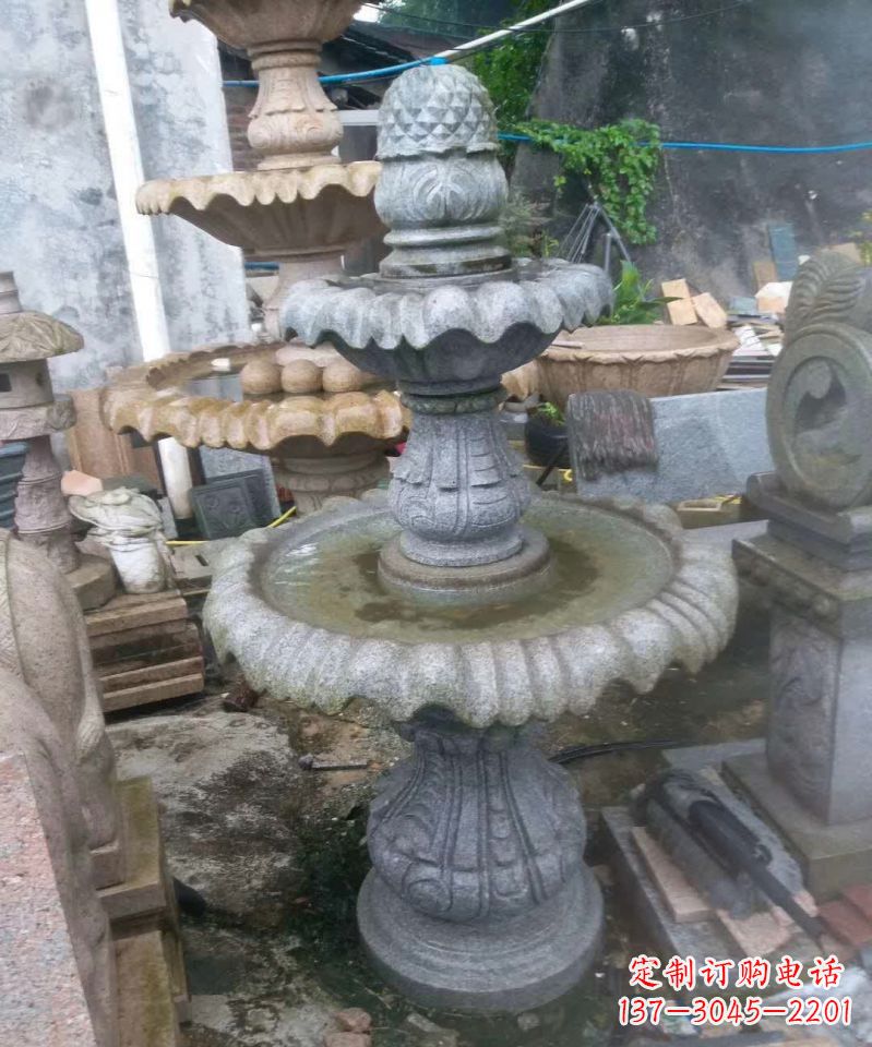 温州大理石喷泉雕塑 (2)