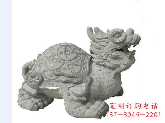 温州大理石招财龙雕塑