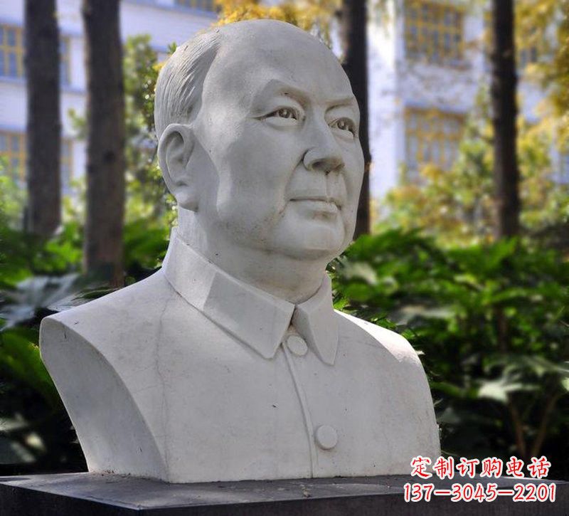 温州大理石钱学森胸像石雕